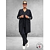 ONLY-M Blazer Sporty Travel Pique Zwart Lang